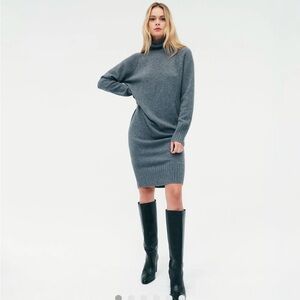 Naadam Luxe Turtleneck Dress